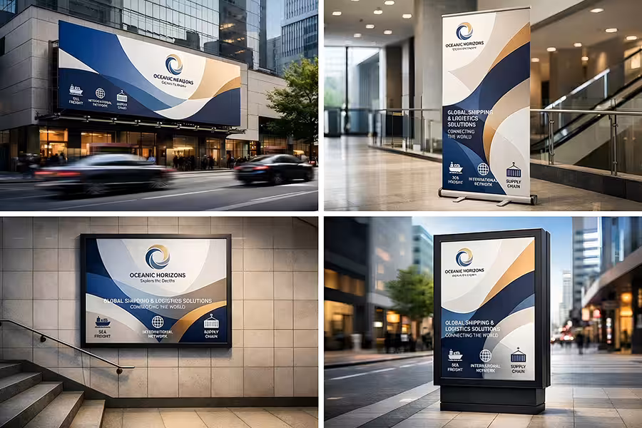 Outdoor and large-format advertising design services for impactful marketing
